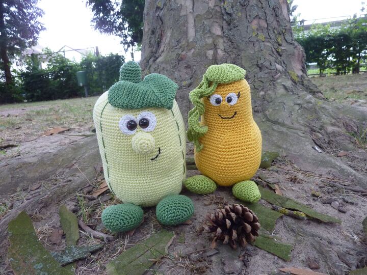 Häkelanleitung - Karl und Karla Kürbis