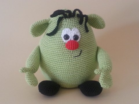 Häkelanleitung - Kurt Kuschelmonster