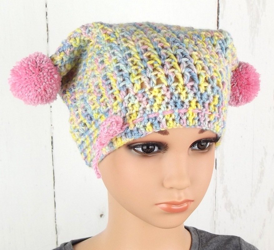 Häkelanleitung Baby- und Kindermütze "Happy" - Bild 3