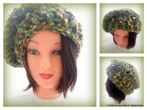 Häkelanleitung Barett Drill - Alle Größen -