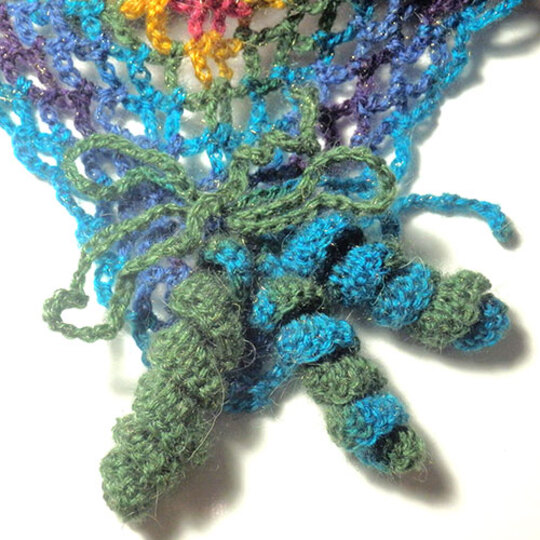 Romantik, Landhaus Look, gehäkelt