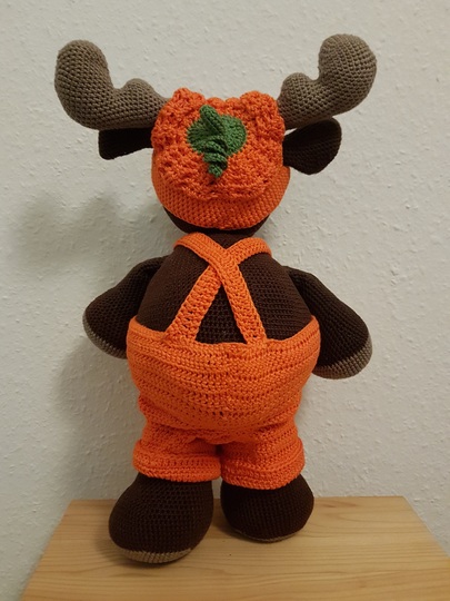 Halloween-Kürbis Outfit für Riesen-Elch Søren