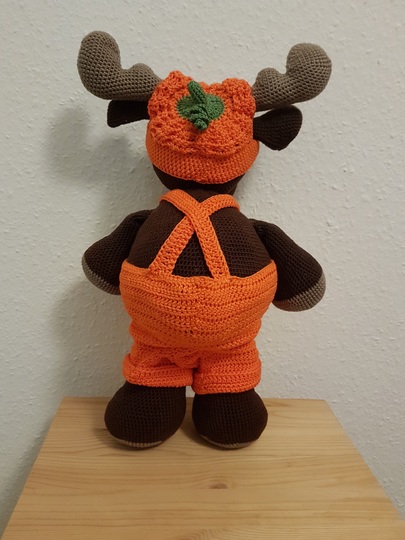 Halloween-Kürbis Outfit für Riesen-Elch Søren