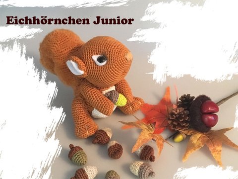 Eichhörnchen Junior Häkelanleitung Amigurumi