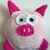 Crochet Pattern Dog Toy "Piggy" (extra flat for small dogs)