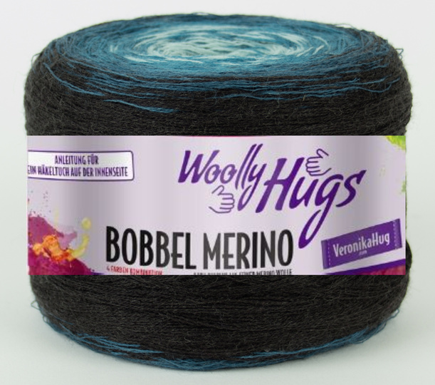 Vario-Teilchen mit 2 BOBBEL-MERINO von Woolly Hugs häkeln