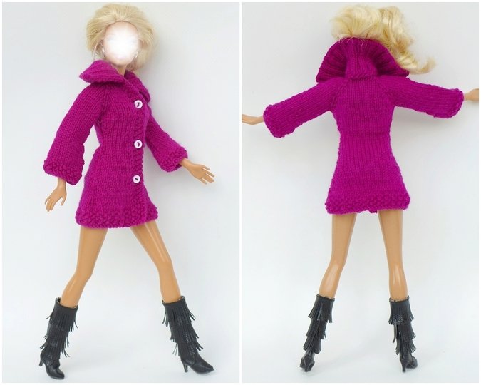 Strickanleitung: Strickjacke und Mütze für kleine Anziehpuppen