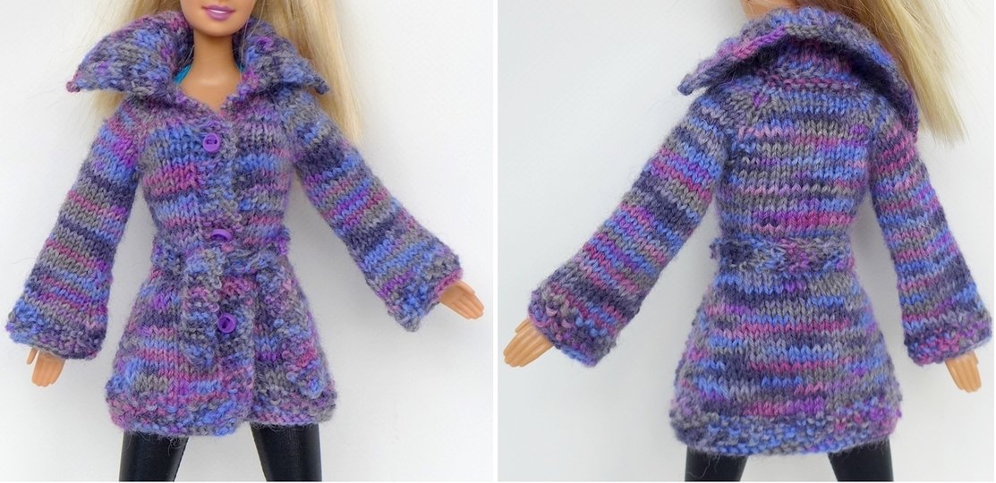 Strickanleitung: Strickjacke und Mütze für kleine Anziehpuppen