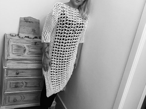 Häkelanleitung Pulli "Shabby" - alle Größen