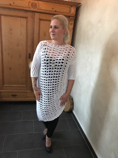 Häkelanleitung Pulli "Shabby" - alle Größen