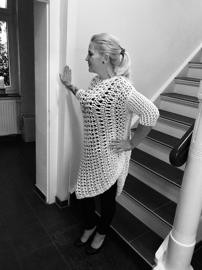 Häkelanleitung Pulli "Shabby" - alle Größen