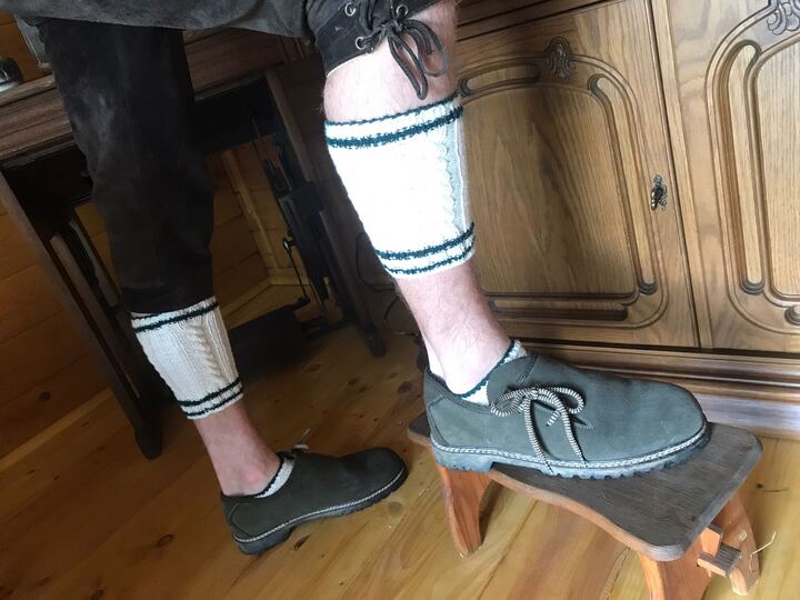 Strickanleitung bayrische Wadlstutzen, Loferl, Wadlstrümpfe Einheitsgröße