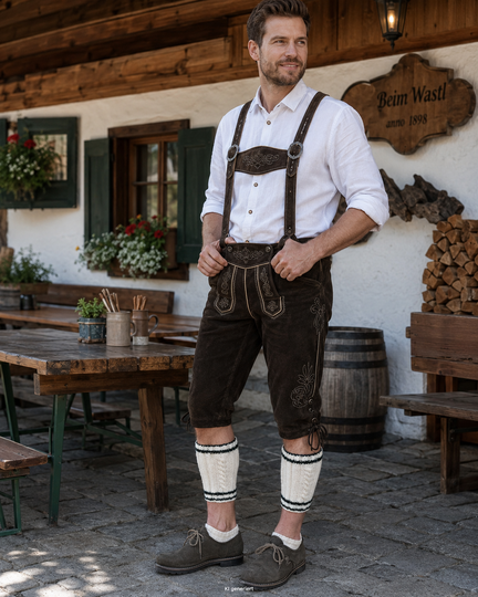 Strickanleitung bayrische Wadlstutzen, Loferl, Wadlstrümpfe Einheitsgröße