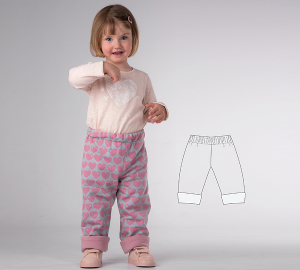 Kinder Hose FIOCCO – gefütterte Hose 74/80–134/140