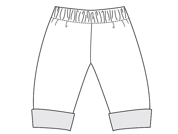 Comfy Reversible Kids Pants Sewing Pattern FIOCCO