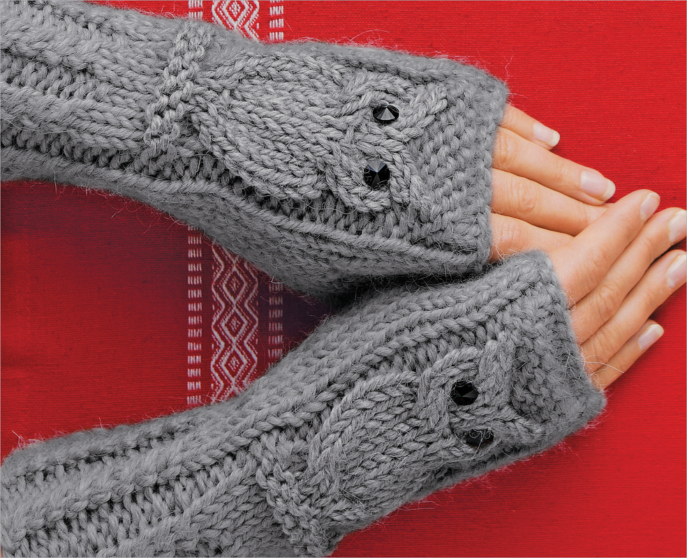 Eulenstulpen stricken