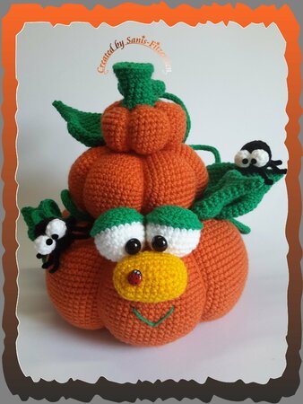 Häkelanleitung Pumpkin, Dekoidee Herbst und Halloween