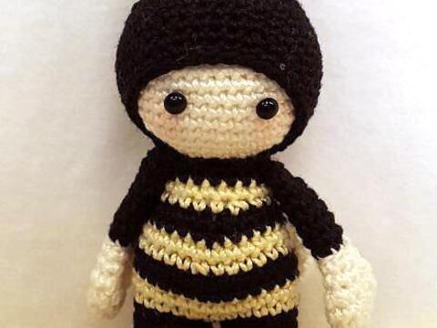 Häkelanleitung Biene Puppe