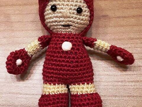 Häkelanleitung Ironman Puppe