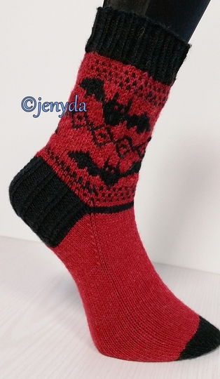 Halloween  - Fledermaussocken