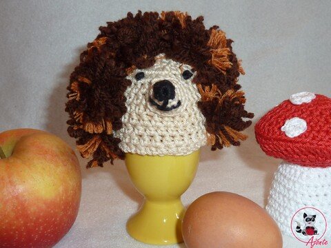 Häkelanleitung - Eierwärmer Igel Igor