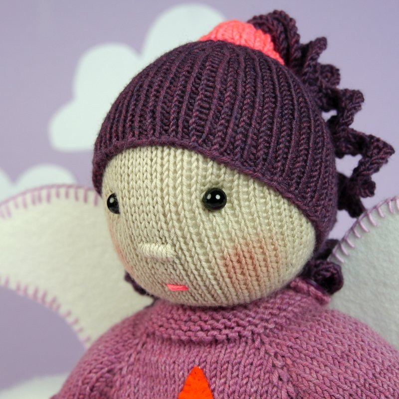 Engel Mathilda, Puppe Strickanleitung