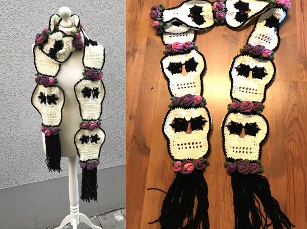Skull-Schal