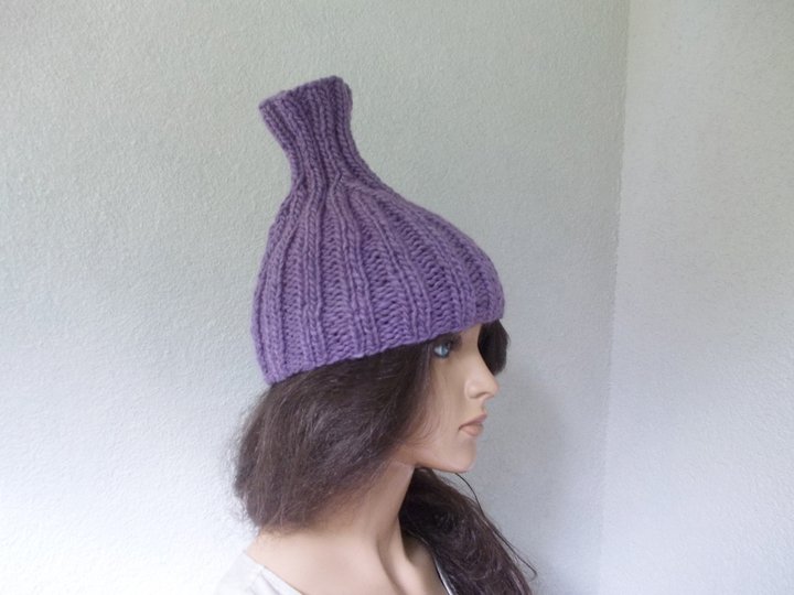 Strickanleitung für "Zwiebelmütze" in 3 Varianten, unisex, Frauen und Männer, viel Tragevarianten (siehe Galerie-Bilder)