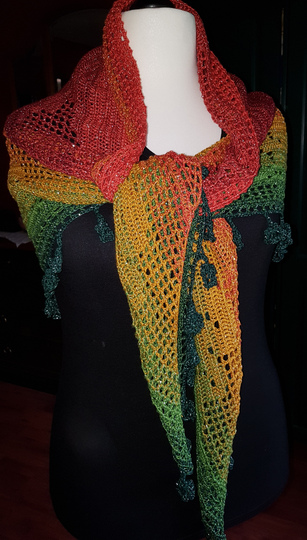 Herbst Motivtuch Häkelanleitung