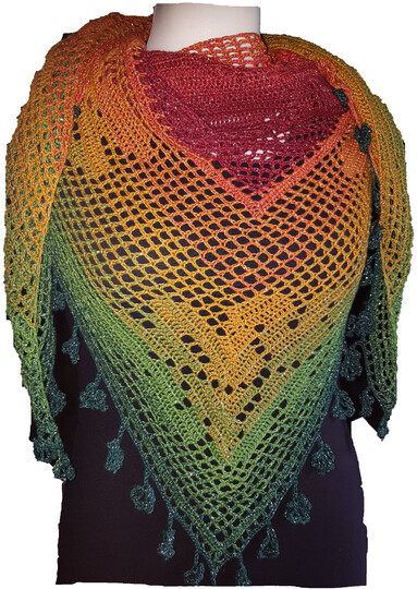 Herbst Motivtuch Häkelanleitung