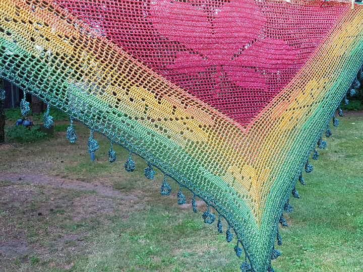 Herbst Motivtuch Häkelanleitung