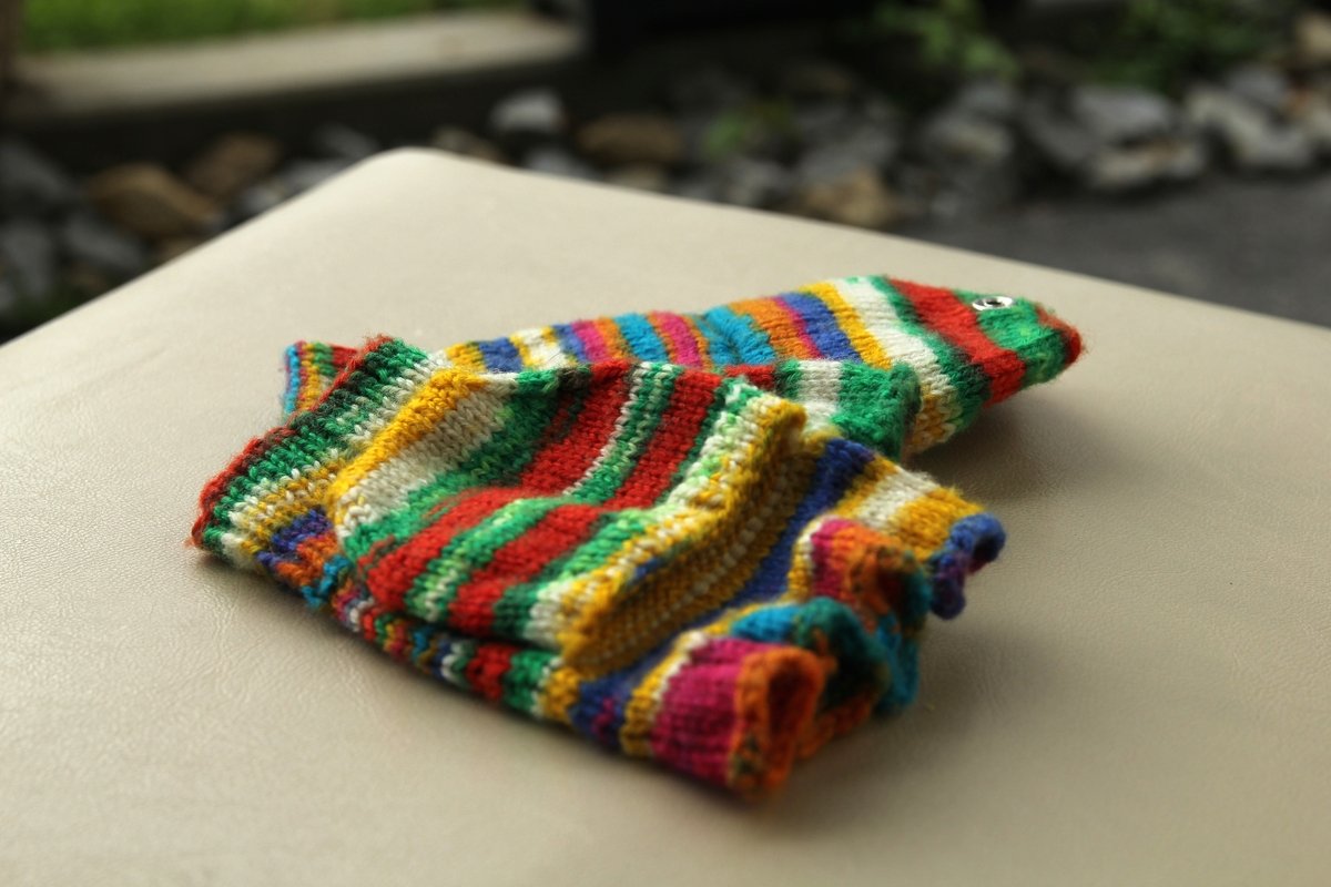 Strickanleitung für Kinder-Marktfrauenhandschuhe - Größe 1 (1 - 3 Jahre)