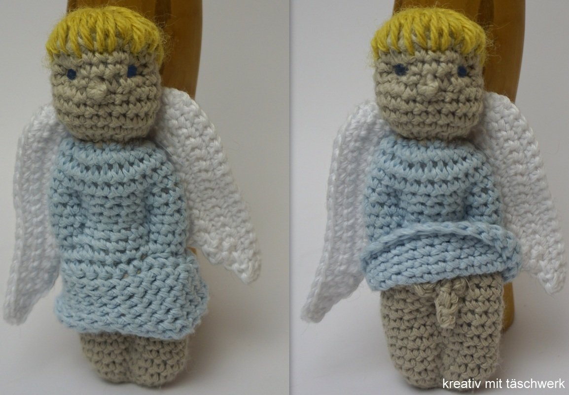 Häkelanleitung Schutzengel, Amigurumi, "Das Bengelchen"