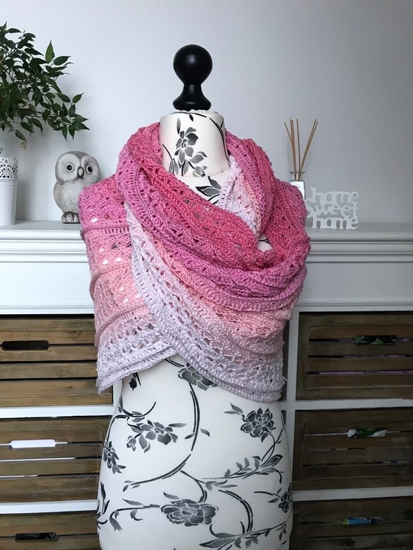 Häkelanleitung Loop, Schal, Stola "Isabella"