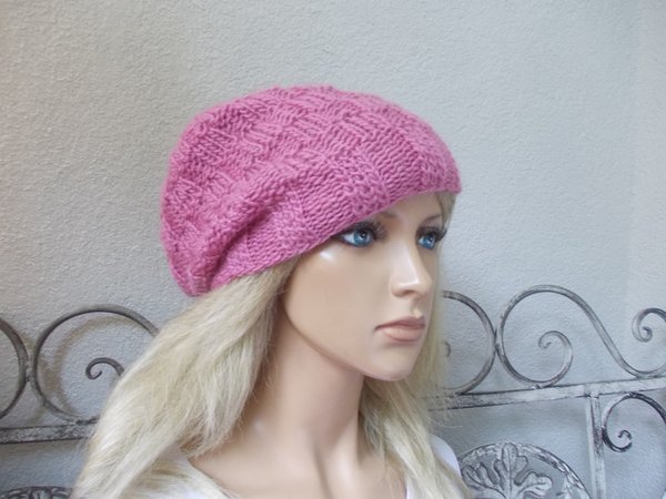 knit pattern cap "change", lovely hat, quick and easy to knit