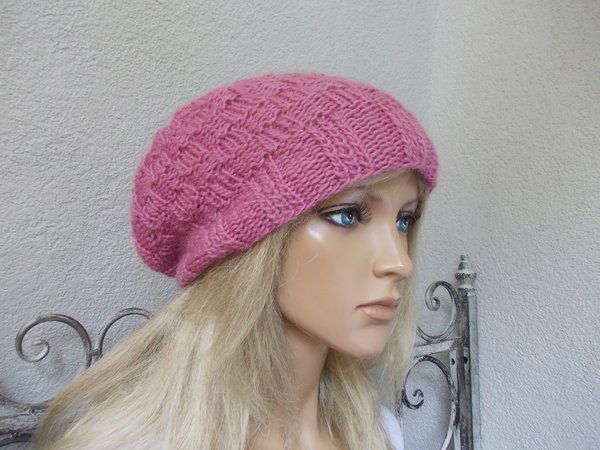 knit pattern cap "change", lovely hat, quick and easy to knit