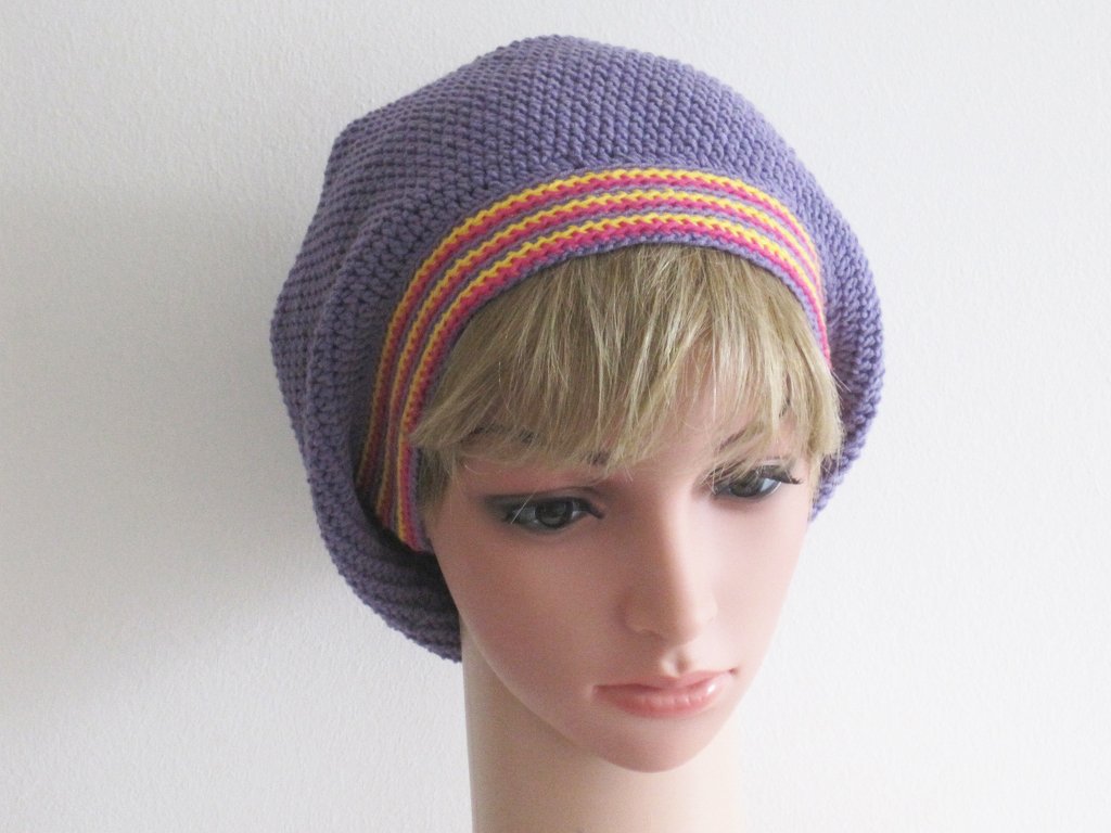 Häkelanleitung: Beanie, Mütze mit Blume häkeln - Größen: S, M, L - Bild 15