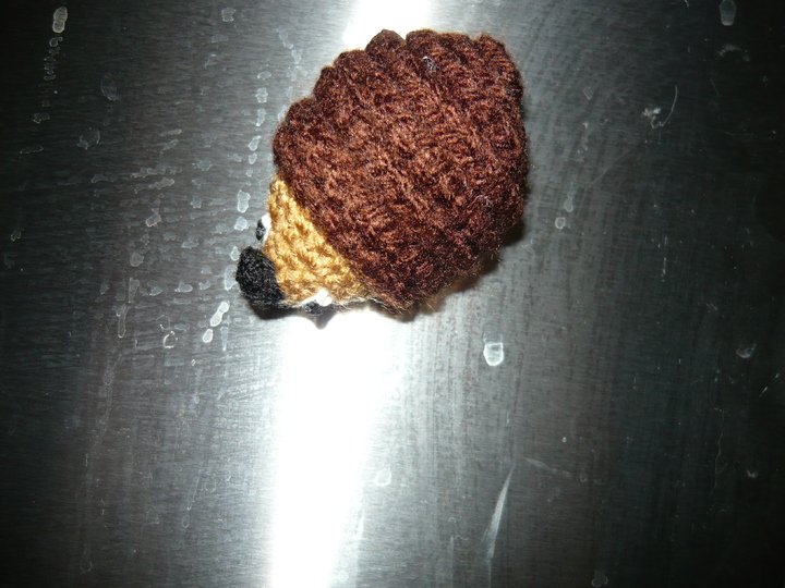 Häkelanleitung Igel Magnet