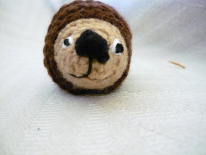 Häkelanleitung Igel Magnet