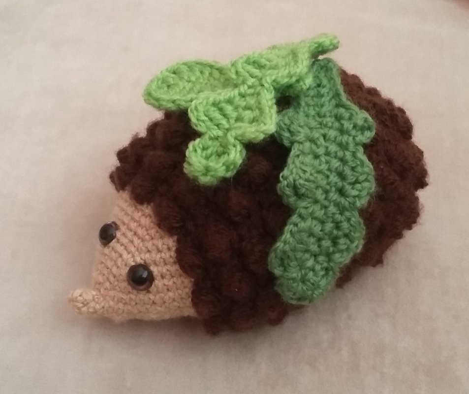 Crochet pattern hedgehog Schnuffel