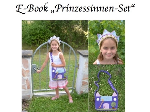 Häkelanleitung "Prinzessinnen-Set" Krone und Tasche