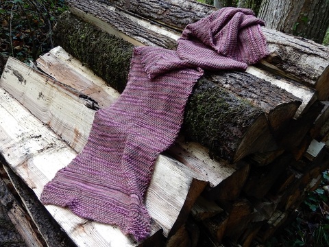 Strickmuster Stola "Land of Plums"