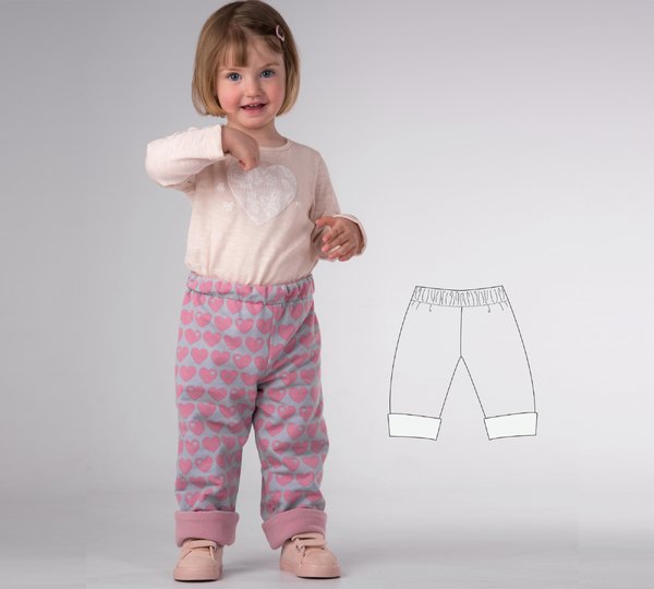 Mädchen Poncho MARA & Hose FIOCCO – 74/80–134/140