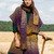 Gestrickter Poncho Ulla