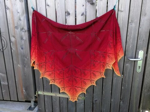 Strickanleitung Dreieckstuch "Autonnara"