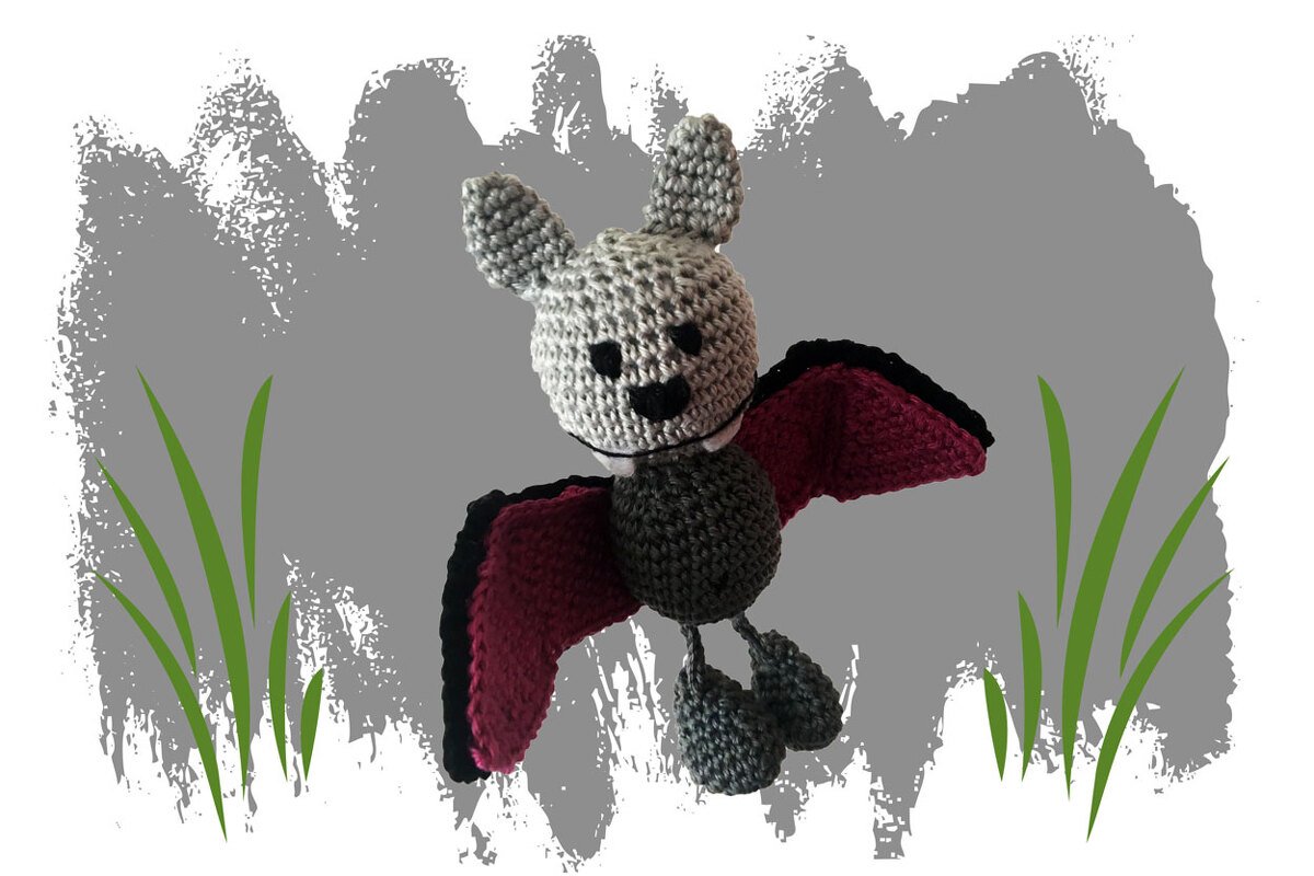 Halloween Fledermaus Häkelanleitung Amigurumi