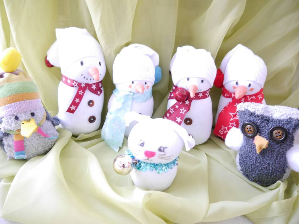 Schneemann aus ner Socke - Basteln - Idee 2 - Bild 2