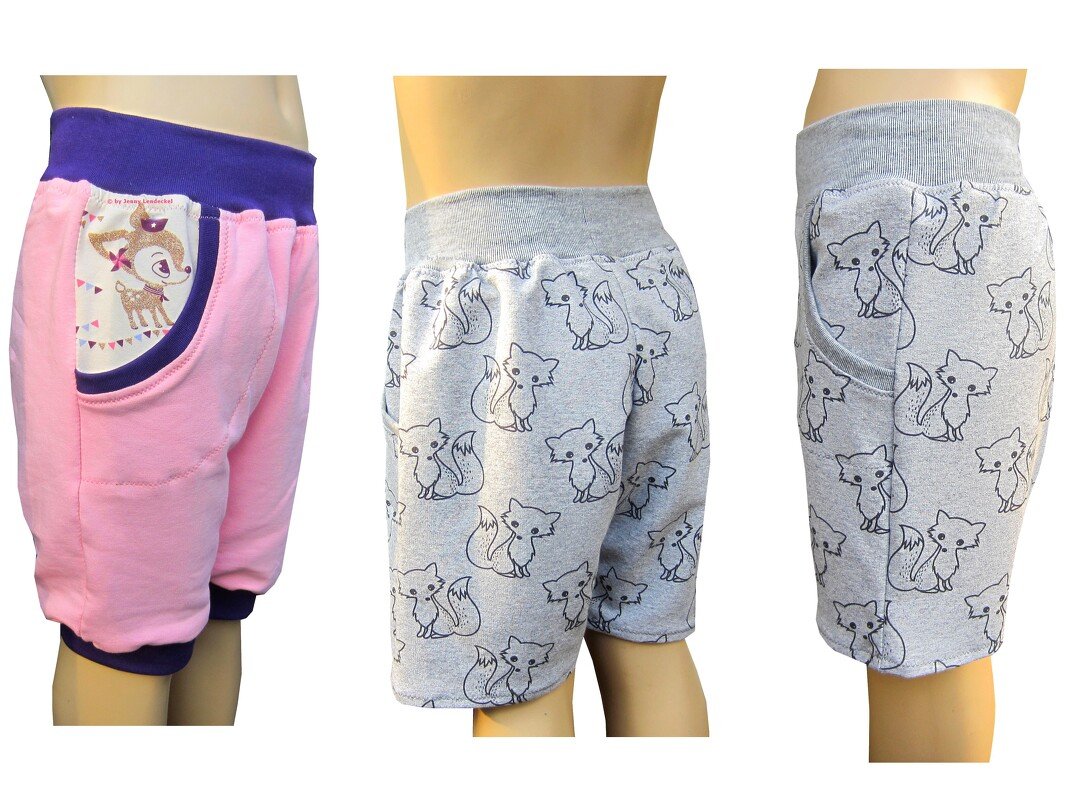 Kurze Kinderhose Größe 74-152, Schnittmuster & Nähanleitung - Bild 4