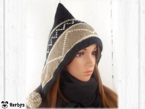 Strickanleitung Bommelmütze "Inca"