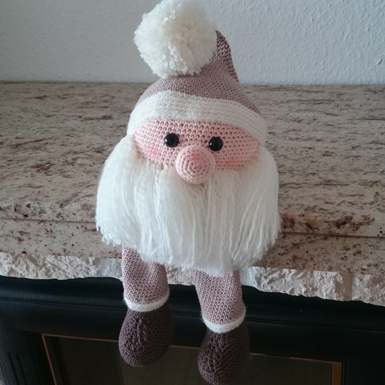 Weihnachtsdeko - Kantenhocker häkeln - Wichtel - Häkelanleitung PDF